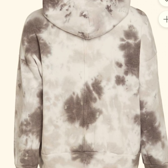 Free People Work It Out Tie Dye Hoodie-Size Medium - Picture 5 of 8